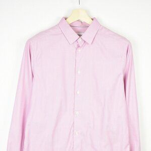 Eton Pink Checked Dress Shirt - Size 40/16 Super Slim - NWOT
